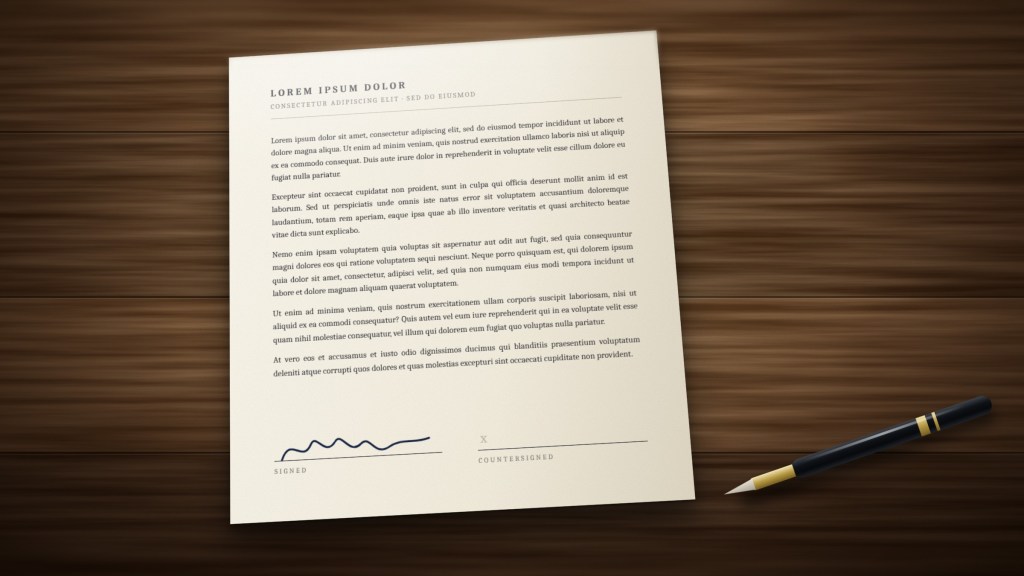Countersigned